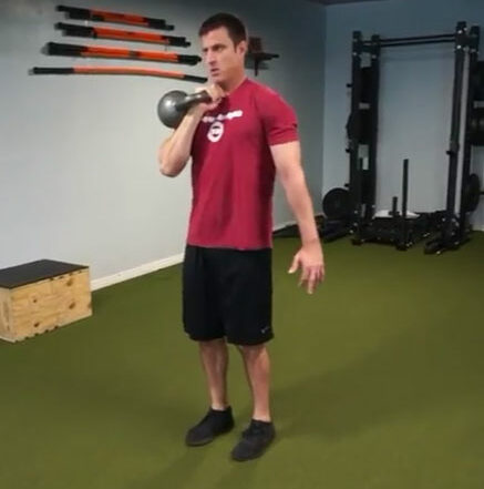 Shawn Balow using Kettlebell